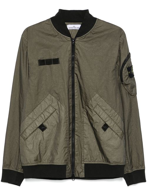 Bomber jacket with Compass patch STONE ISLAND | 154100004S0A21V0054